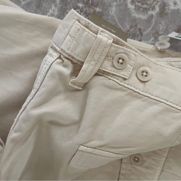 Madewell Women's Garment-Dyed Low-Slung Straight Cargo Pants Size 33 - Picture 7 of 12
